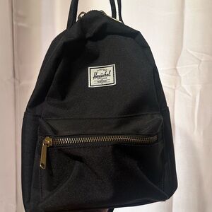 Black Herschel Mini Backpack